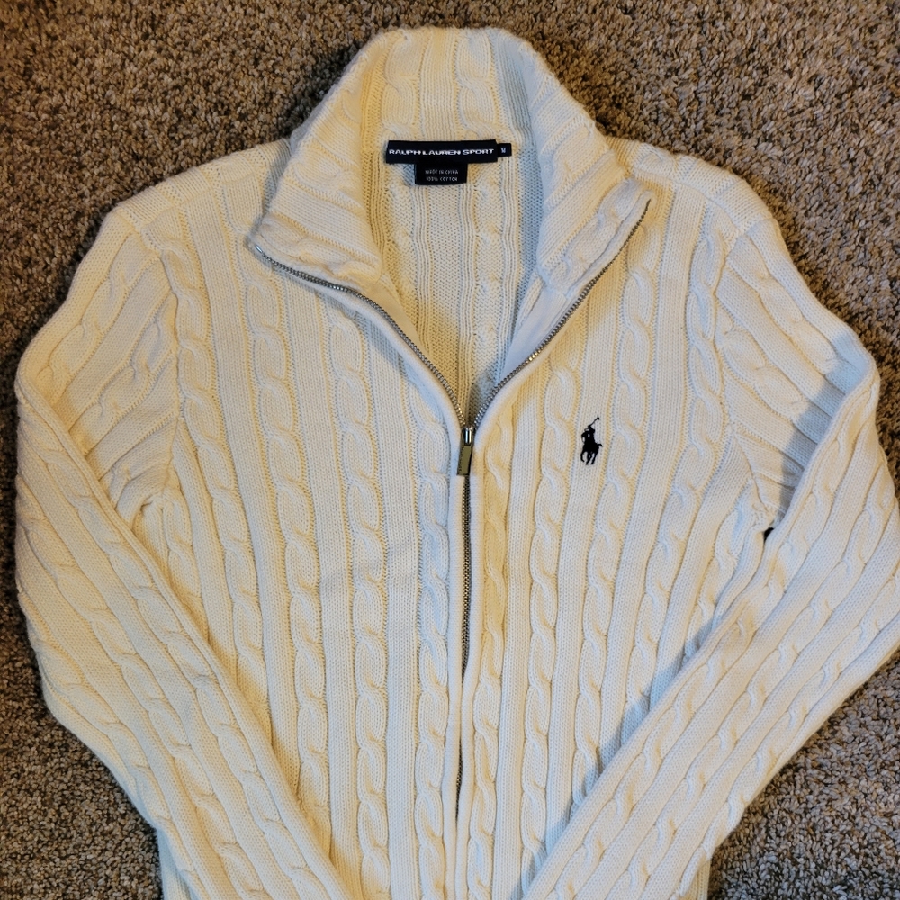 NWOT-Ralph Lauren Full Zip Sweater